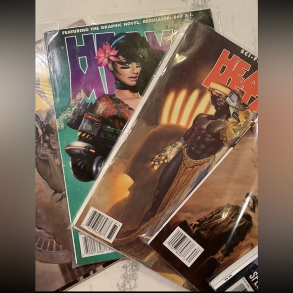 Vintage HEAVY METAL MAGAZINE  1983- 2018 LOT of 5 ILLUSTRATED FANTASY Collection - Picture 5 of 15
